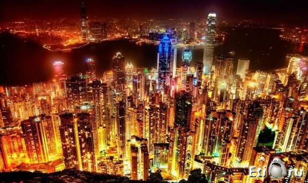 Ночные мегаполисы мира