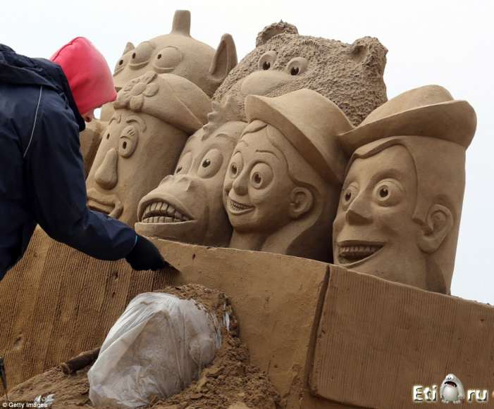 фестиваль песочных скульртур 2013